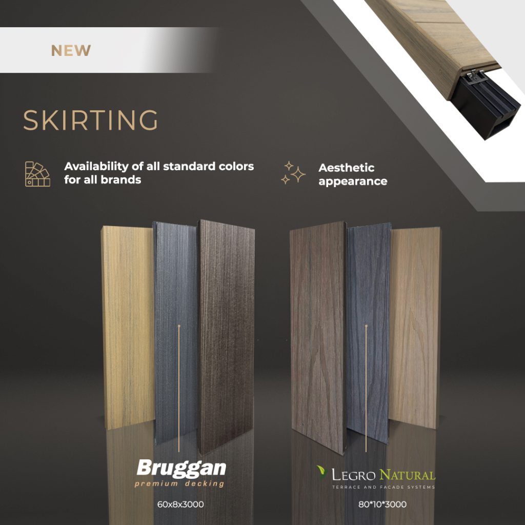New for the season – Legro and Bruggan skirting boards