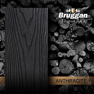 Терраса в цвете Аnthracite. Новинка от Bruggan