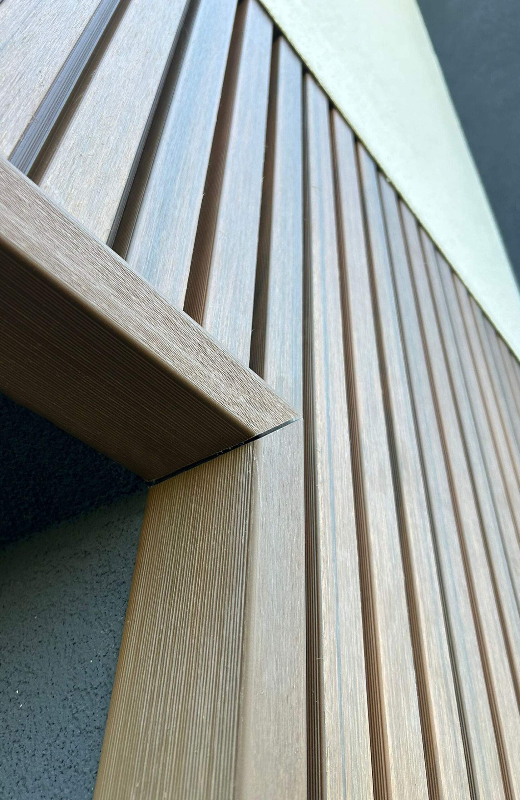 Legro-facade fs15-teak-Poland-Warsaw-facade, house