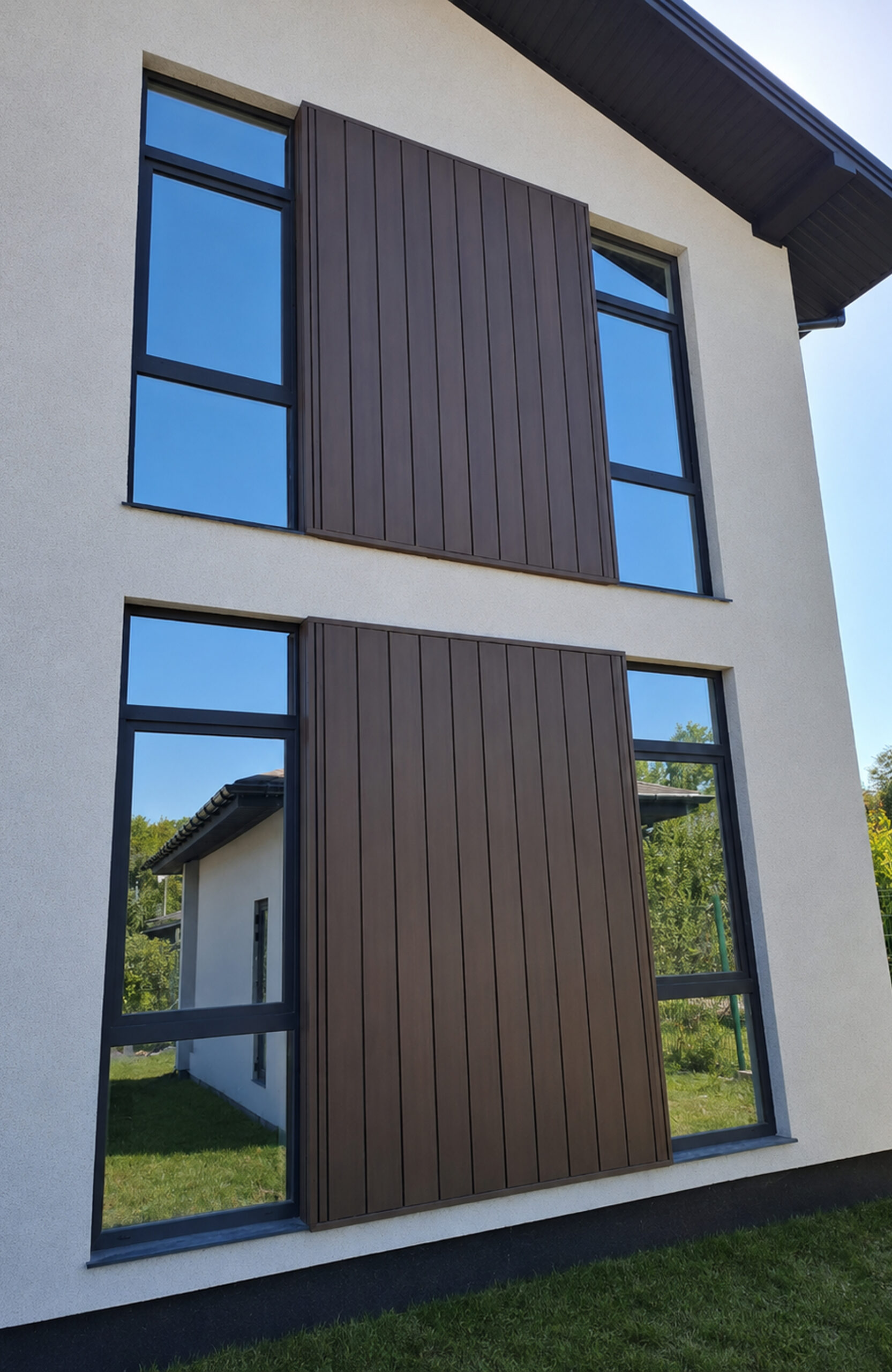 Legro-facade fs21-walnut-facade, house, cottage