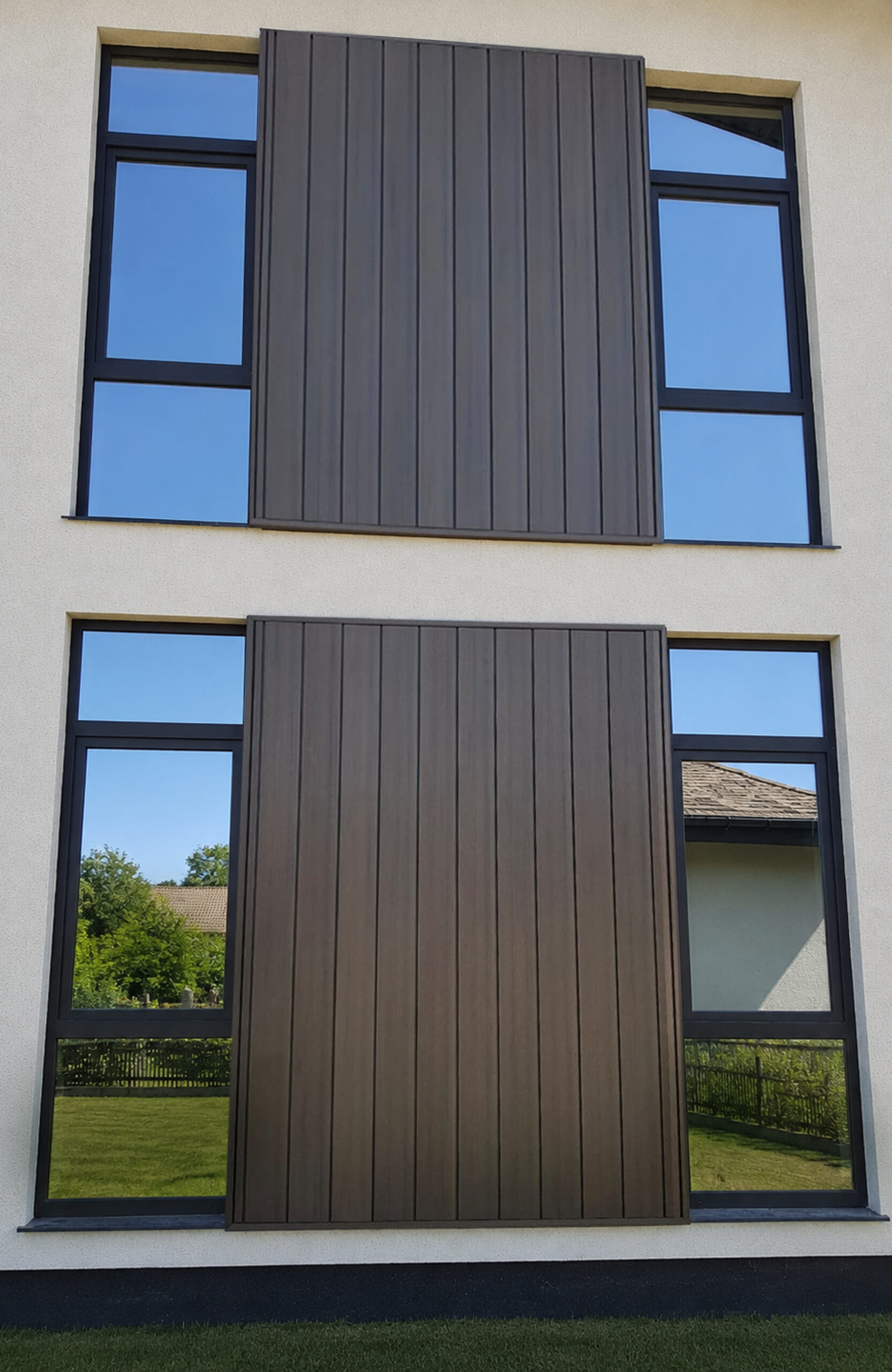 Legro-facade fs21-walnut-facade, house, cottage