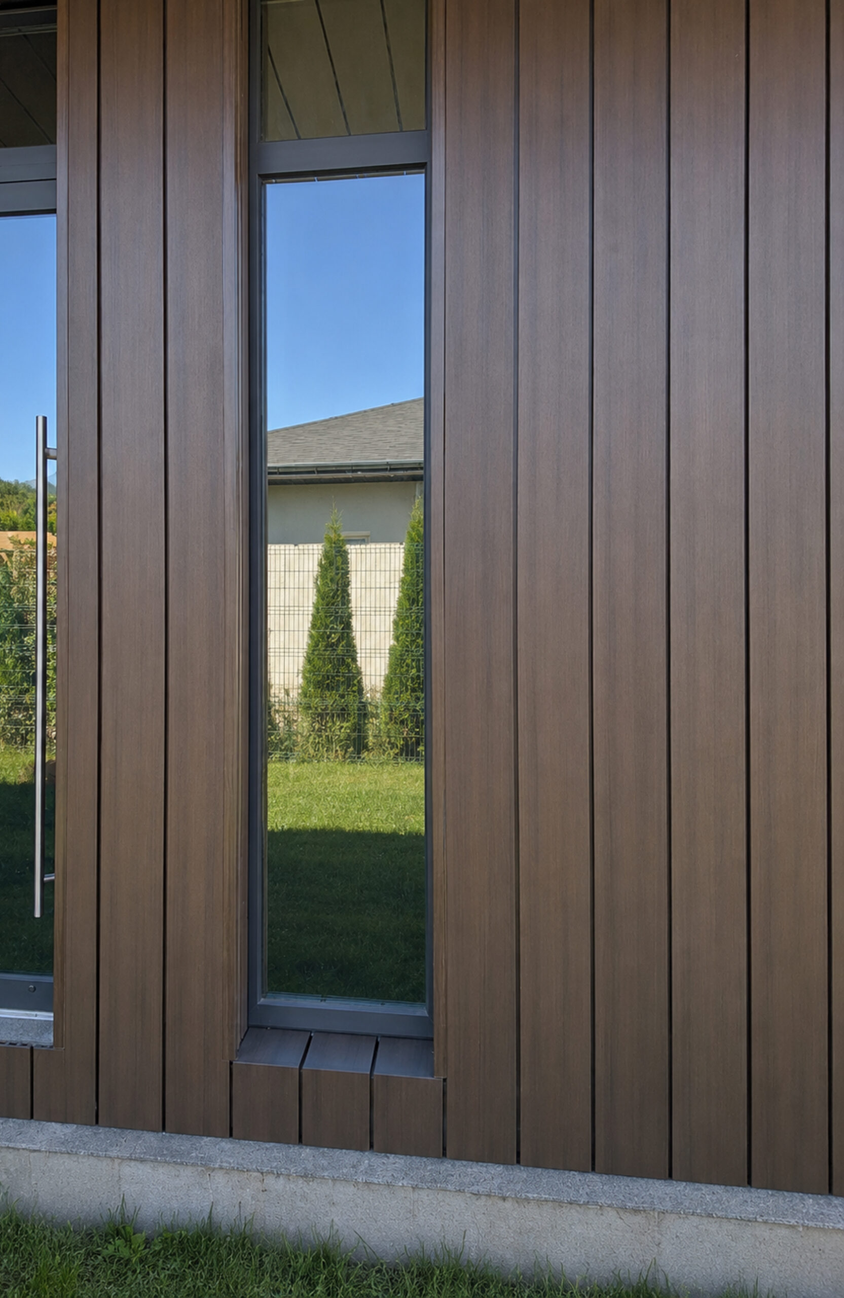 Legro-facade fs21-walnut-facade, house, cottage
