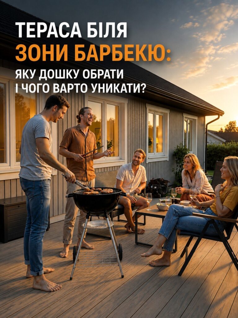 Тераса біля зони барбекю: яку дошку обрати та чого варто уникати?