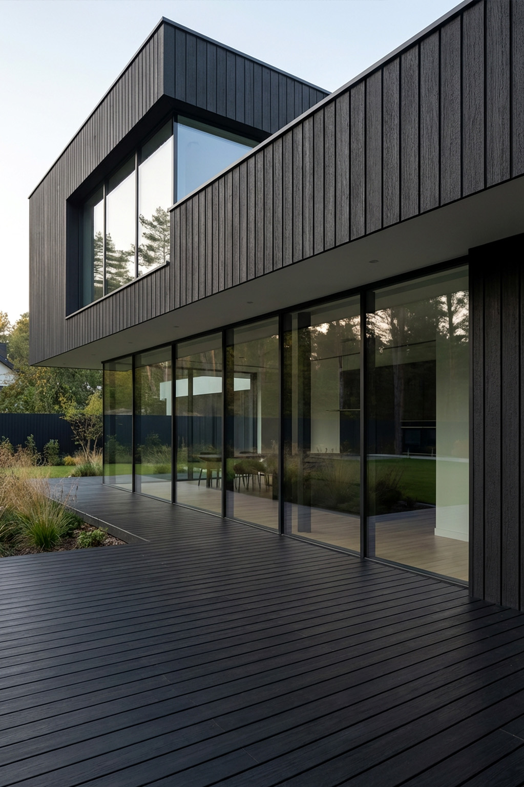 Legro-terrace-burnt wood-Spain-terrace, facade