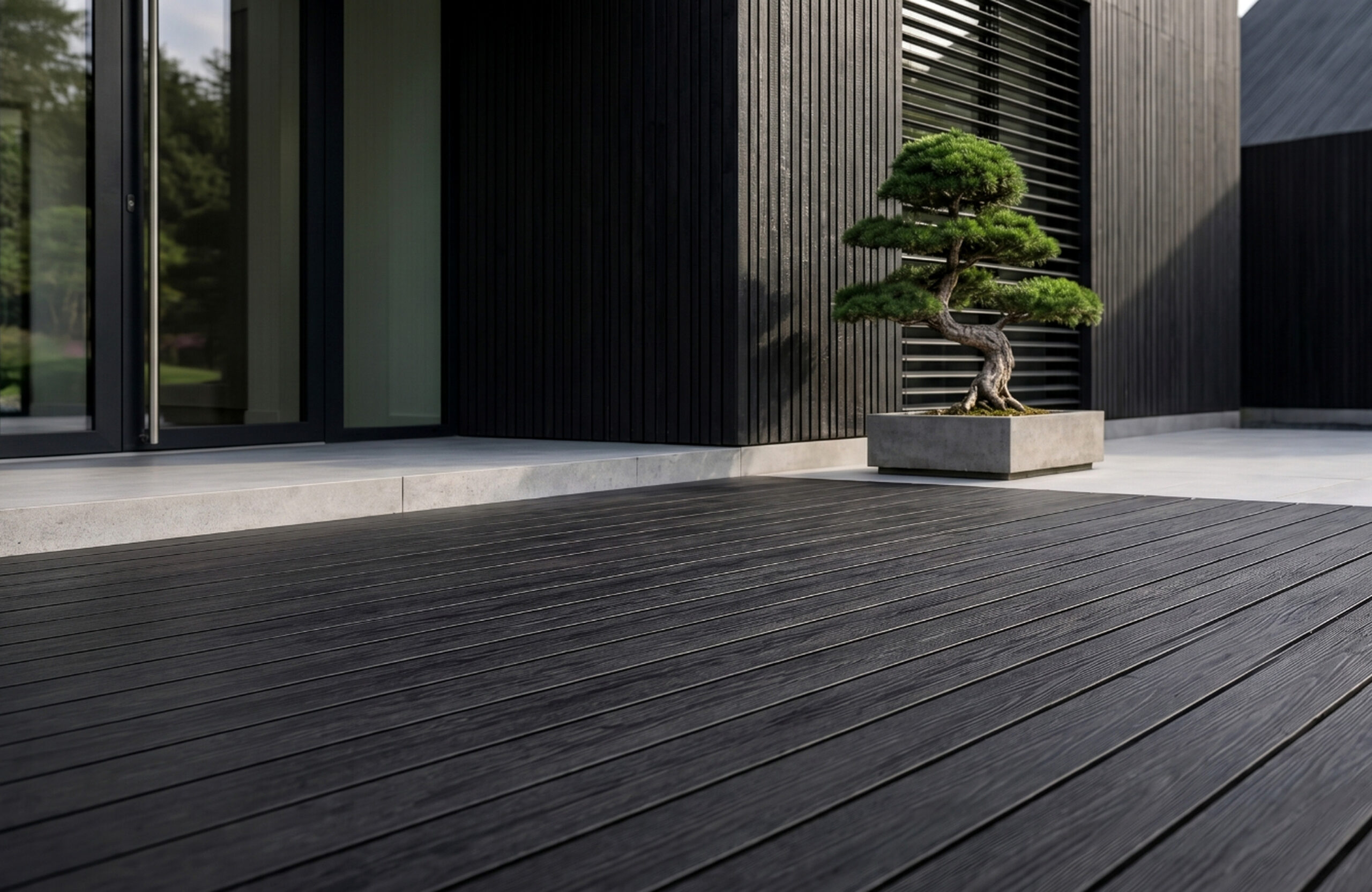 Legro-terrace-burnt wood-Spain-terrace, facade