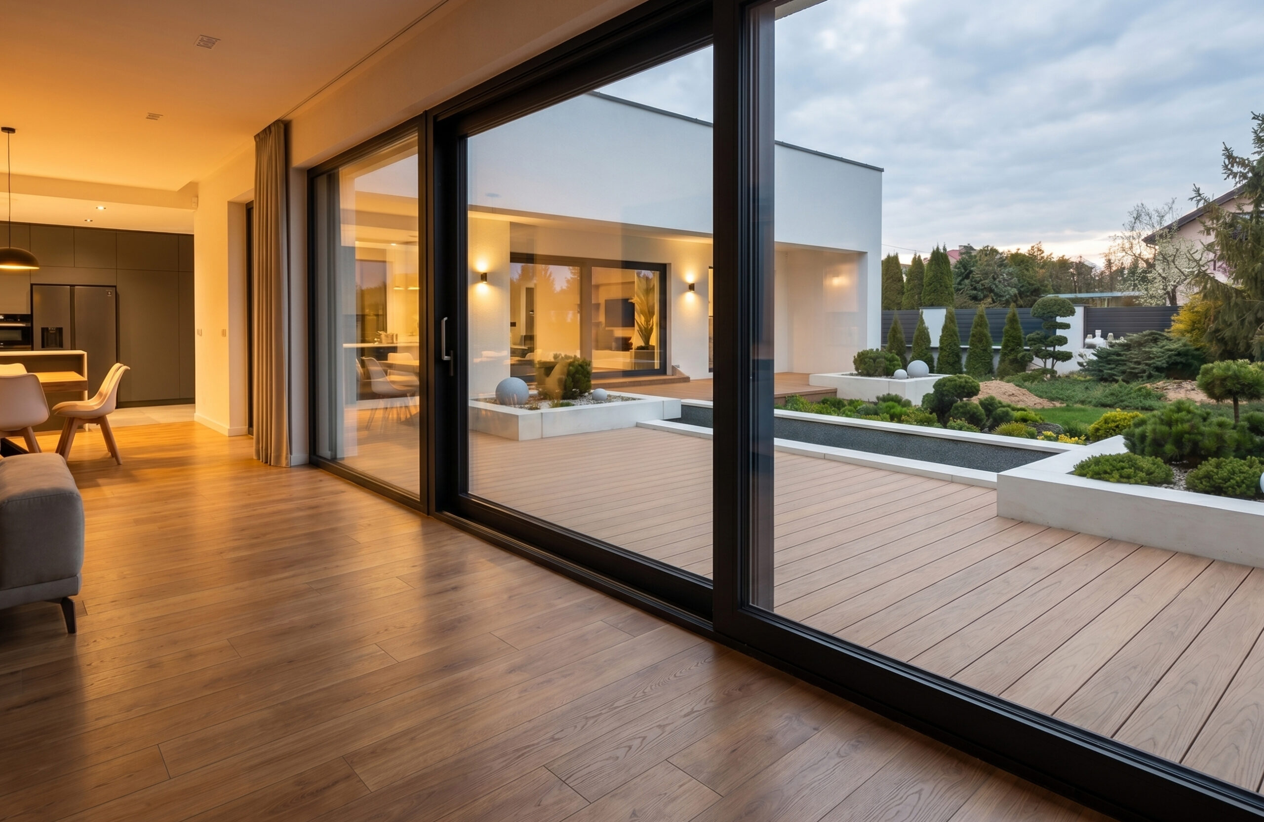 Legro-terrace-maple-Ukraine-Rivne-terrace, cottage